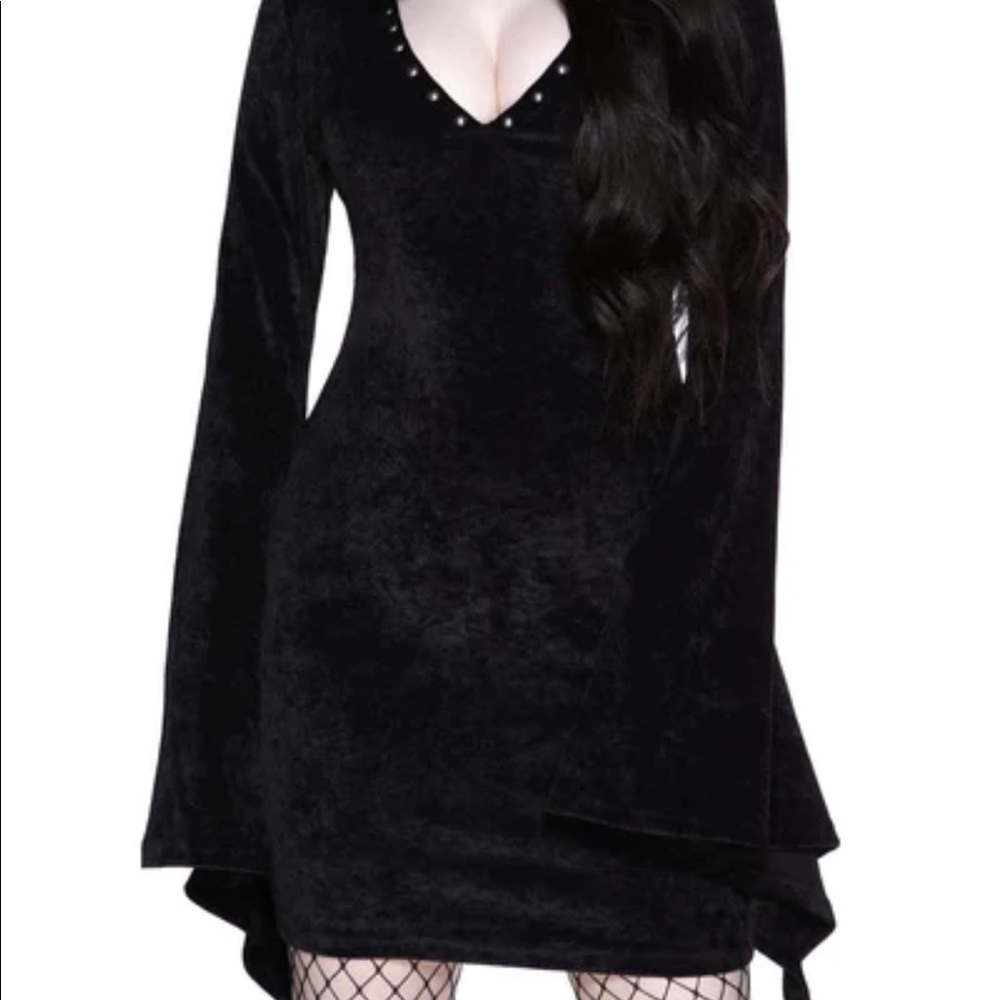 Killstar studded hooded dress (brand new too small)